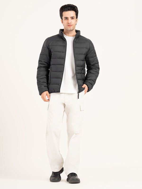 redtape Men's Heatseal Jacket for Stylish Winter Warmth Deep Grey