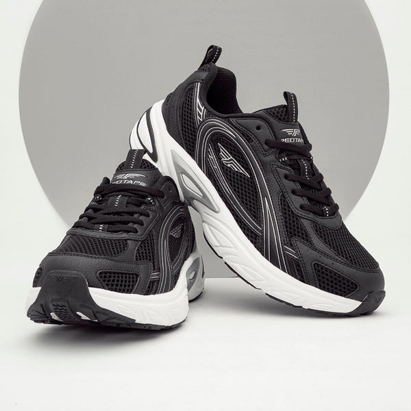 redtape Men’s Lifestyle Casual Shoes for Effortless Everyday Style Black/White
