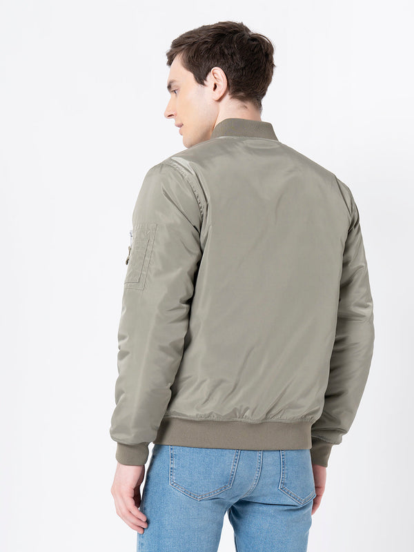 Redtape Men's Pastel Green Solid Jacket Pastel Green