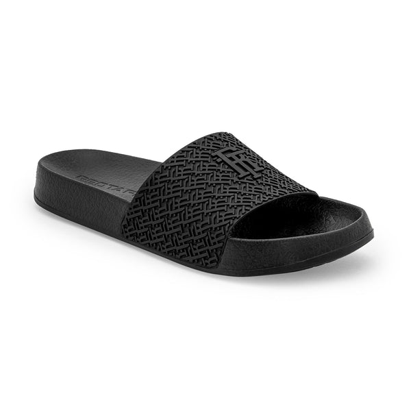 Redtape Men’s Pool Sliders For Lightweight Everyday Comfort Black