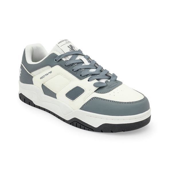 Redtape Men’s Sneakers For Daily Street Comfort White/Blue