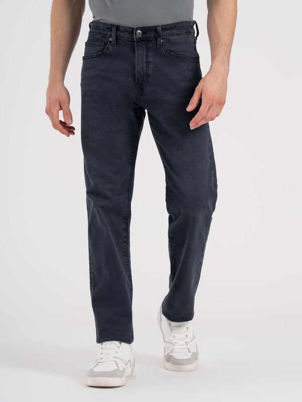Redtape Men’s Straight Fit Denim Jeans Vintage Dark Indigo