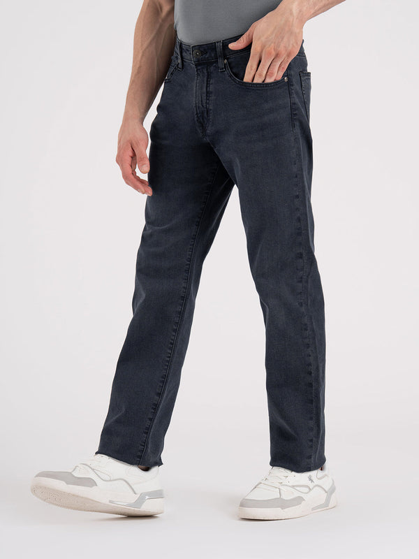 Redtape Men’s Straight Fit Denim Jeans Vintage Dark Indigo