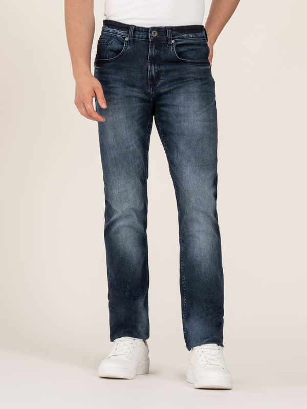 Redtape Men’s Straight Fit Jeans For Classic Everyday Style Dark Indigo