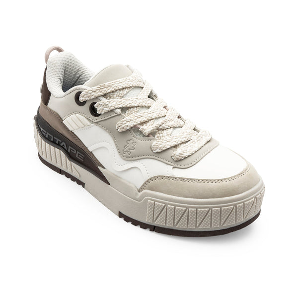 redtape Men’s Super Sneakers with High-Density Comfort Beige