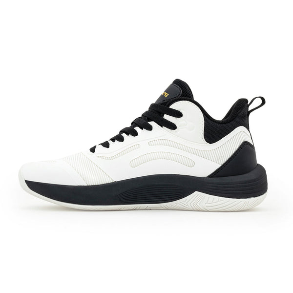 Redtape Mens Basketball-Style Shoes For Bold Streetwear Looks Black/White