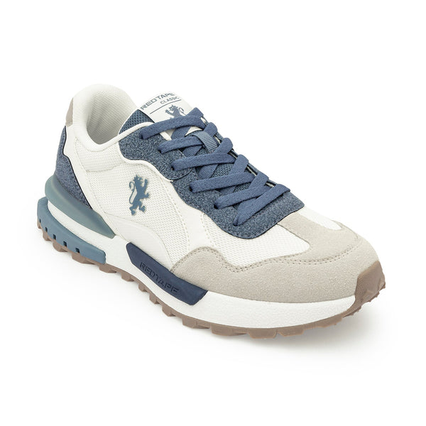 redtape Mens Casual Shoes with Supportive Cushioning for Everyday Style Beige/Sky