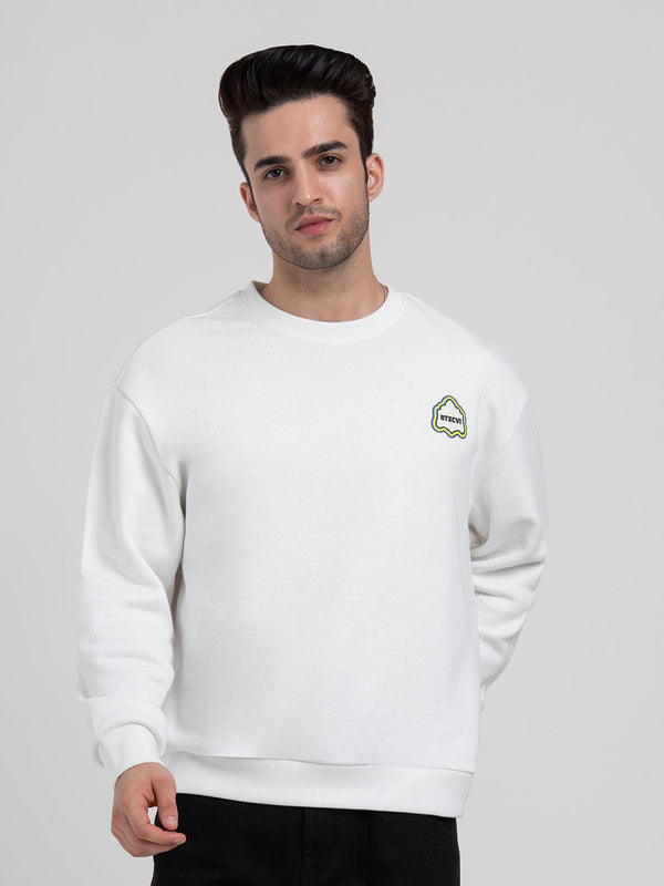 Redtape Off-White Men's Graphic Sweatshirts | Sweatshirt For Everyday Style Off White