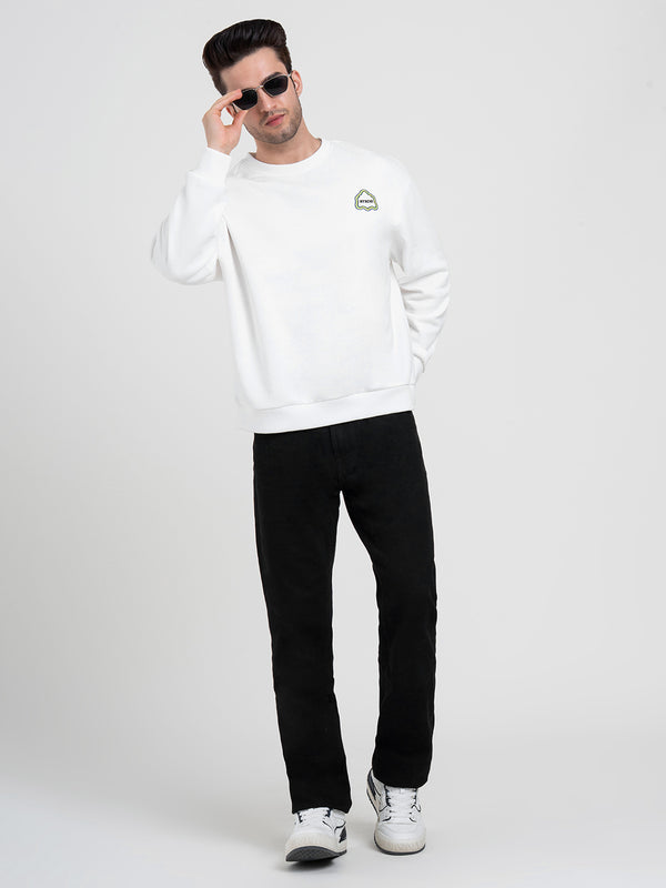 Redtape Off-White Men's Graphic Sweatshirts | Sweatshirt For Everyday Style Off White