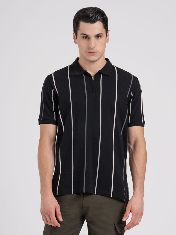 redtape Polo T-shirt for Men | Premium Comfort | Classic Look Black