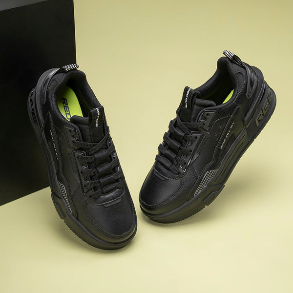 redtape Red Tape Casual Sneaker Shoes for Women | Classic Rounded Toe & Pampering Cushioned Comfort Black