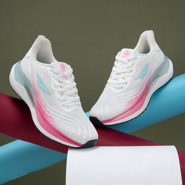 Redtape Athleisure Shoes For Women Pink/Off White