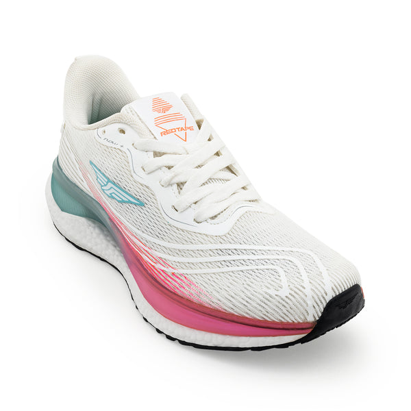 Redtape Athleisure Shoes For Women Pink/Off White