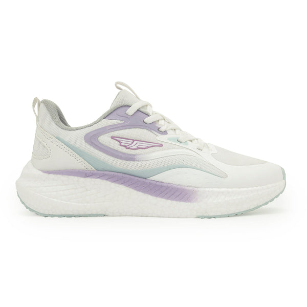 Redtape Athleisure Shoes For Women White/Lavender