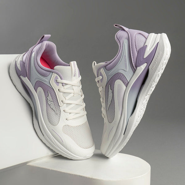 Redtape Athleisure Shoes For Women White/Purple