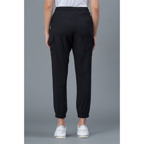 Redtape Black Smart Fit Joggers For Women Black