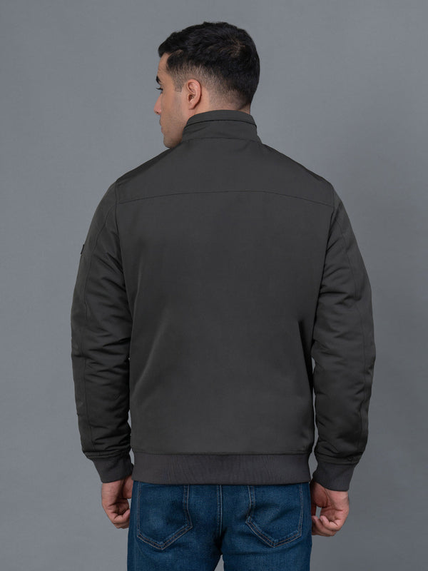 Redtape Casual Bomber Jacket For Men Dark Olive