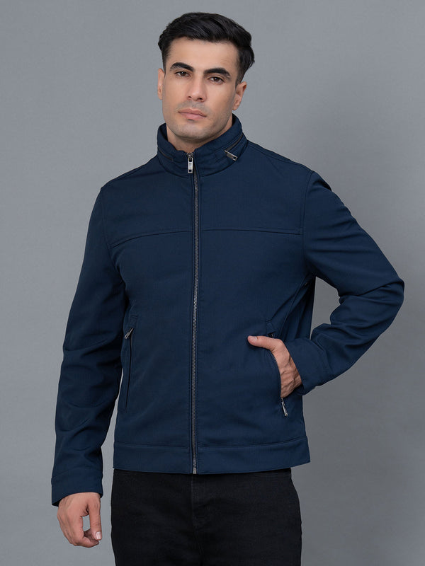 Redtape Casual Bomber Jacket For Men Ink Blue
