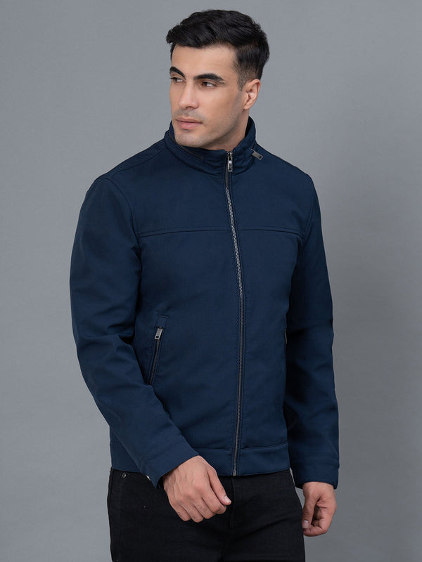 Redtape Casual Bomber Jacket For Men Ink Blue