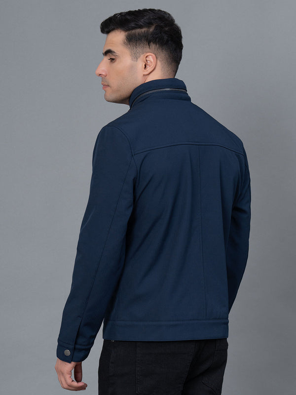 Redtape Casual Bomber Jacket For Men Ink Blue