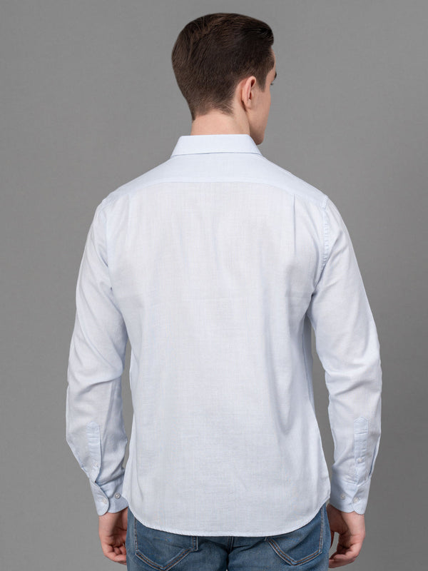 Redtape Casual Canvas Shirt For Men Ice Blue