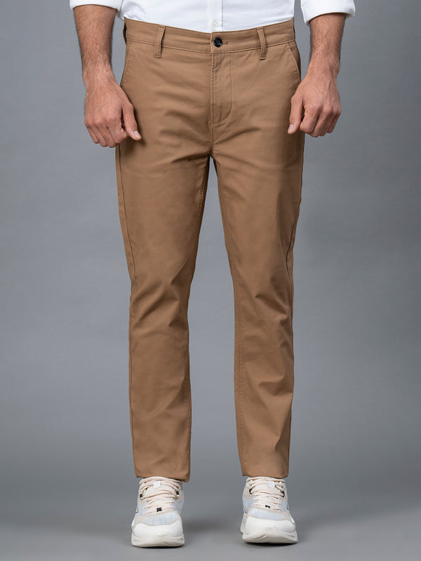 Redtape Casual Chinos For Men Tan