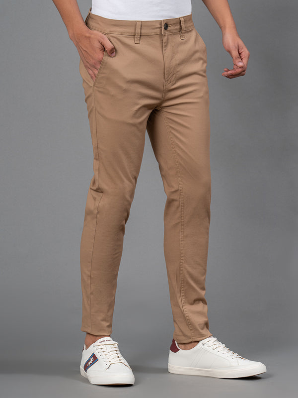 Redtape Casual Chinos For Men Tan
