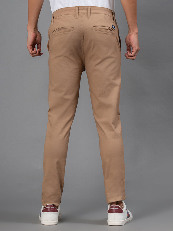 Redtape Casual Chinos For Men Tan