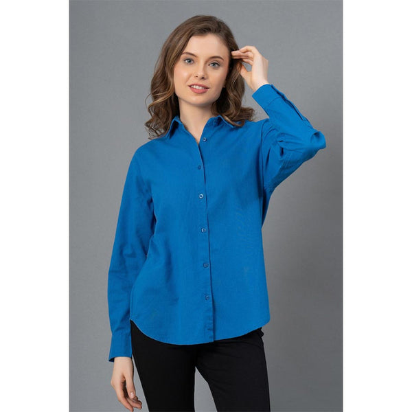 redtape Casual Collar Shirt for Women ROYAL BLUE