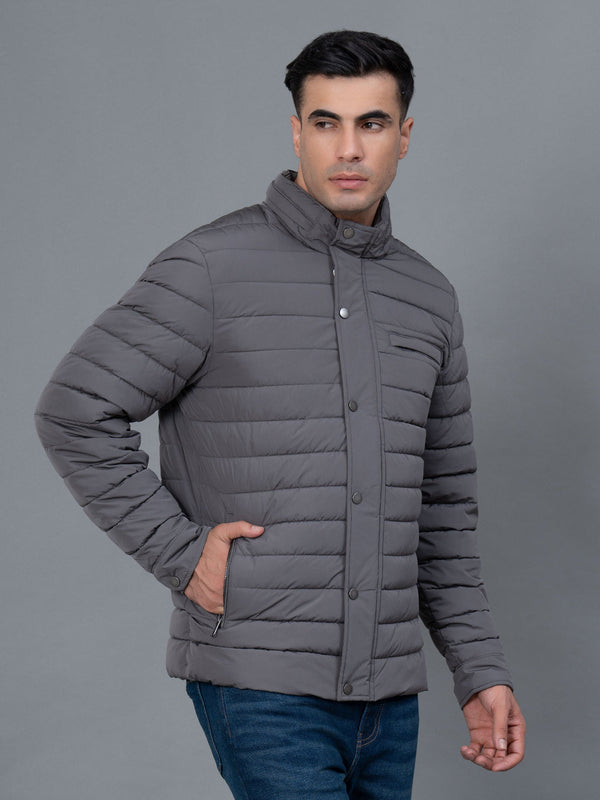 Redtape Casual Padded Jacket For Men Charcoal Grey