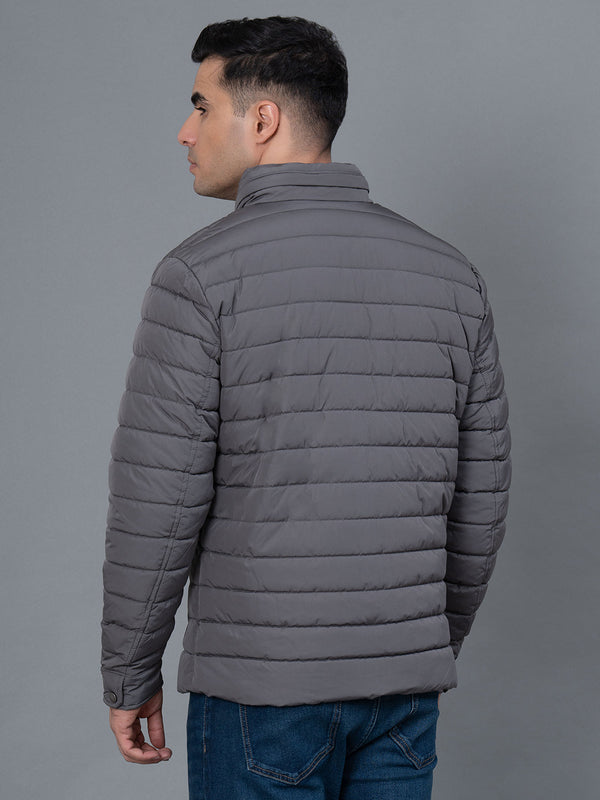 Redtape Casual Padded Jacket For Men Charcoal Grey