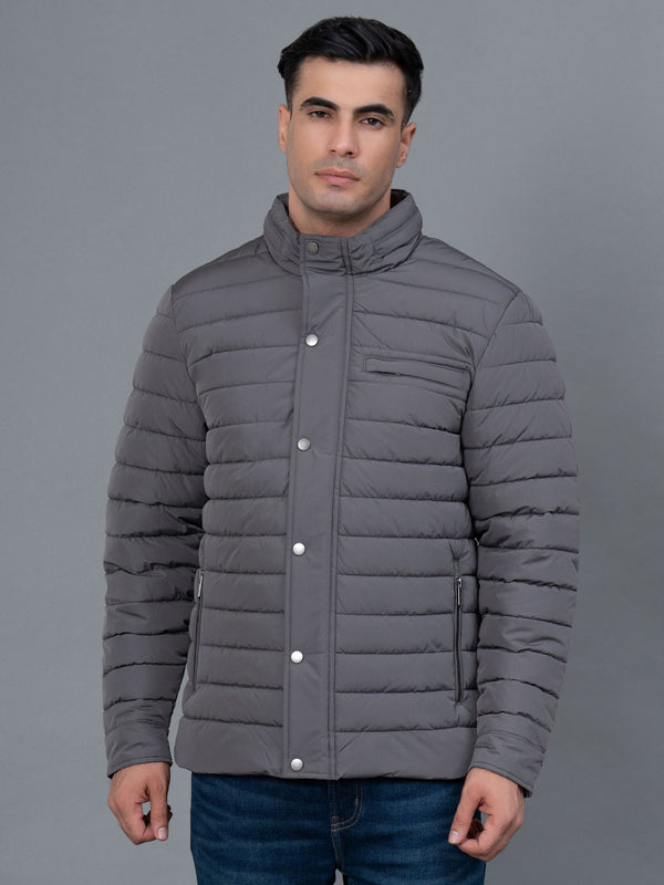 redtape Casual Padded Jacket for Men Charcoal Grey