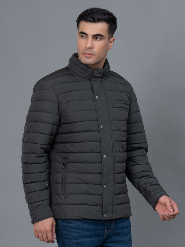Redtape Casual Padded Jacket For Men Dark Olive