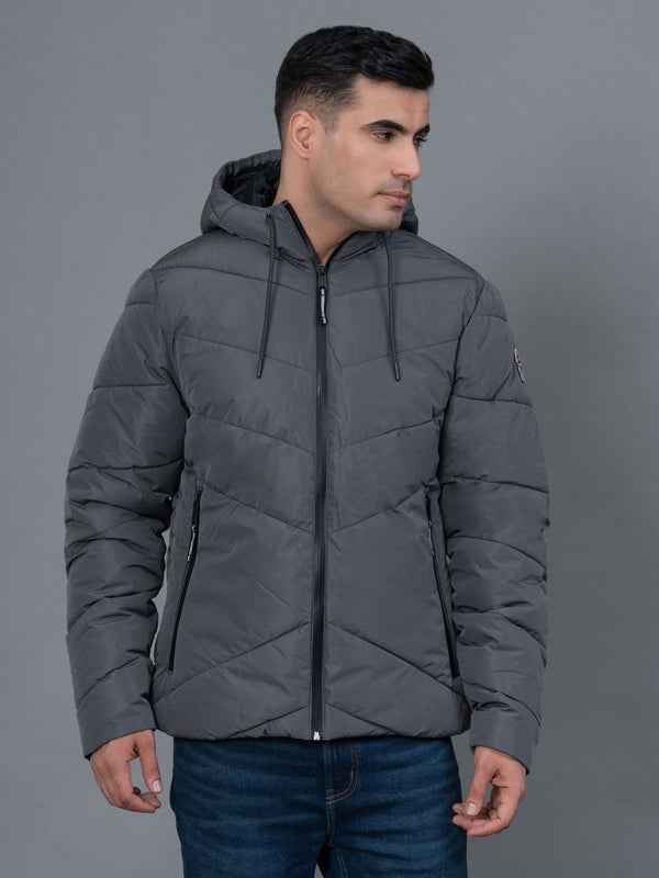 redtape Casual Padded Jacket for Men Steel Grey