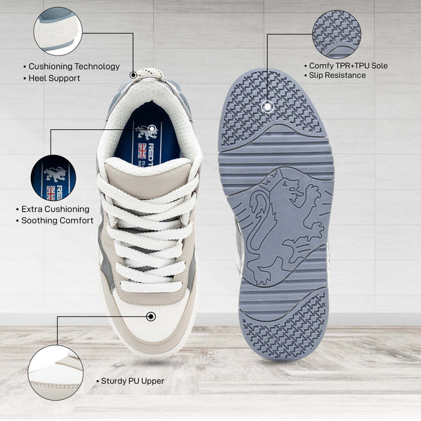 Redtape Casual Sneaker Shoes For Men Blue/Grey