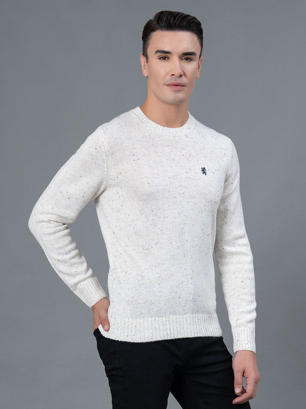 Redtape Casual Sweater For Men Off White