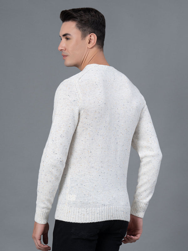 Redtape Casual Sweater For Men Off White