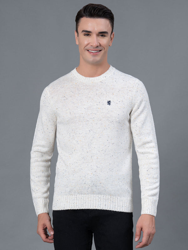 redtape Casual Sweater for Men Off White