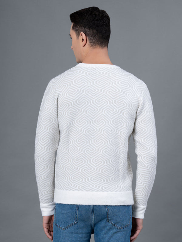 Redtape Casual Sweater For Men Off White