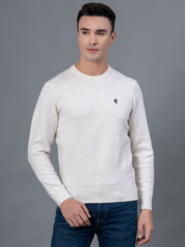 redtape Casual Sweater for Men Off White