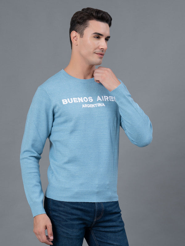 Redtape Casual Sweater For Men Sky Blue