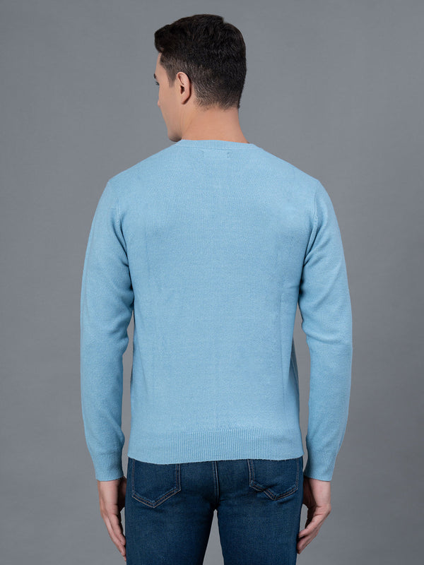 Redtape Casual Sweater For Men Sky Blue