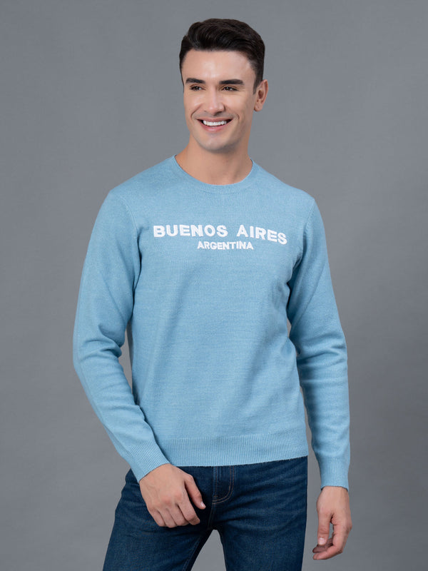 redtape Casual Sweater for Men Sky Blue