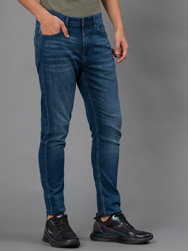 Redtape Classic Skinny Jeans For Men Blue