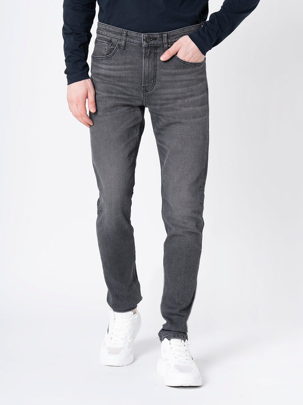 redtape Classic Skinny Jeans for Men Grey