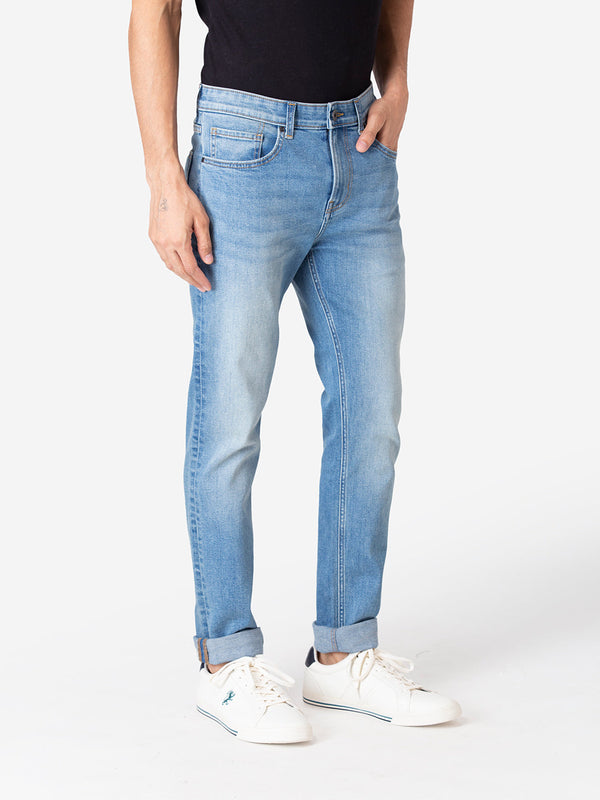 Redtape Classic Skinny Jeans For Men Light Blue