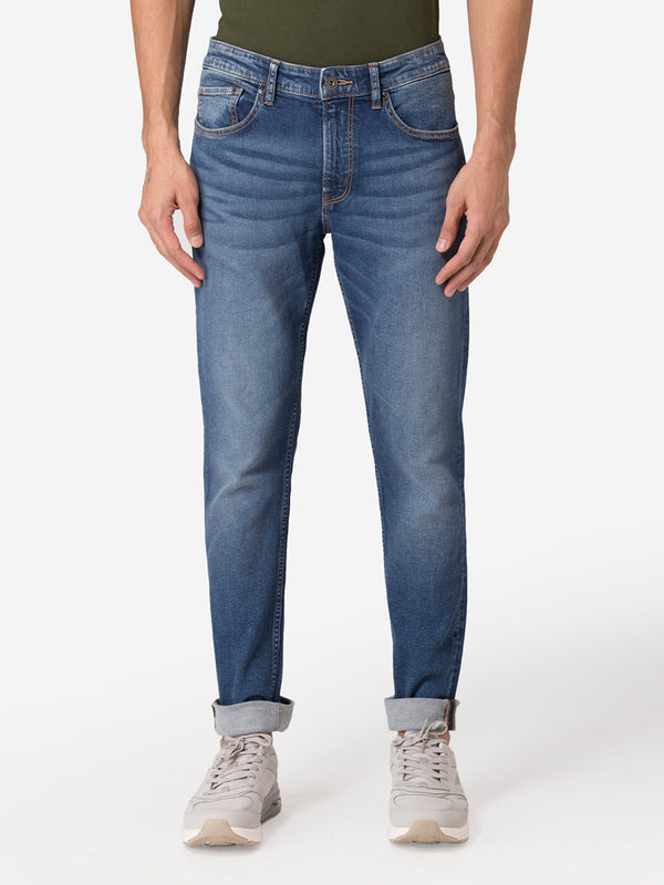 Redtape Classic Skinny Jeans For Men Light Indigo