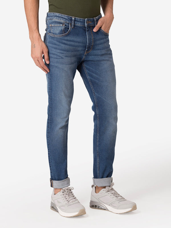 Redtape Classic Skinny Jeans For Men Light Indigo