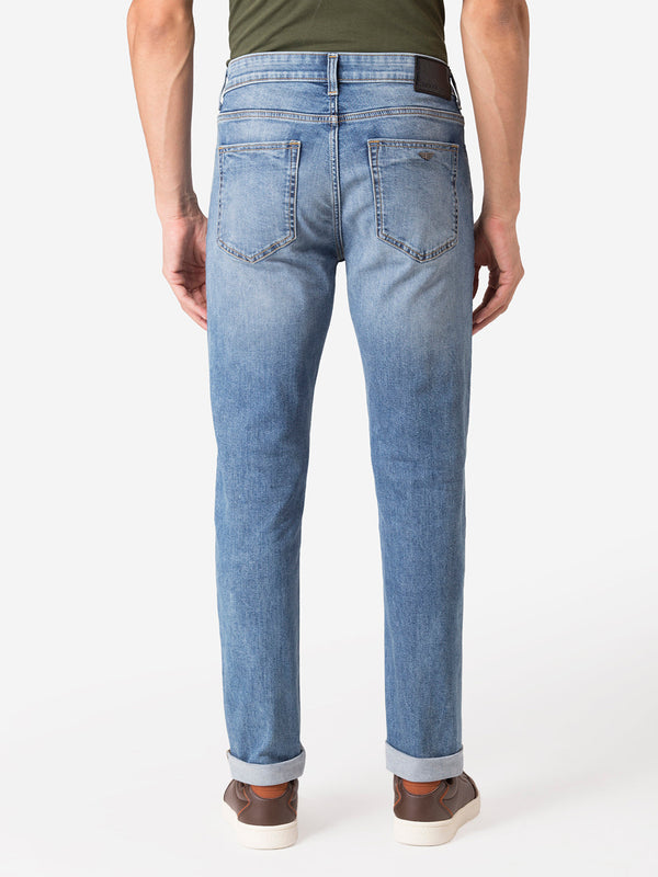 Redtape Classic Skinny Jeans For Men Mid Blue