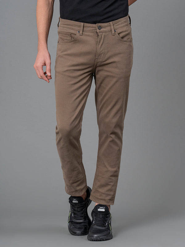 Redtape Classic Skinny Jeans For Men Olive